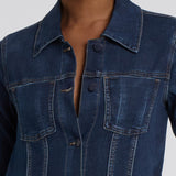 Lara Veste de Denim Longue