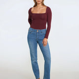 Rose Shape Up Jeans Droit