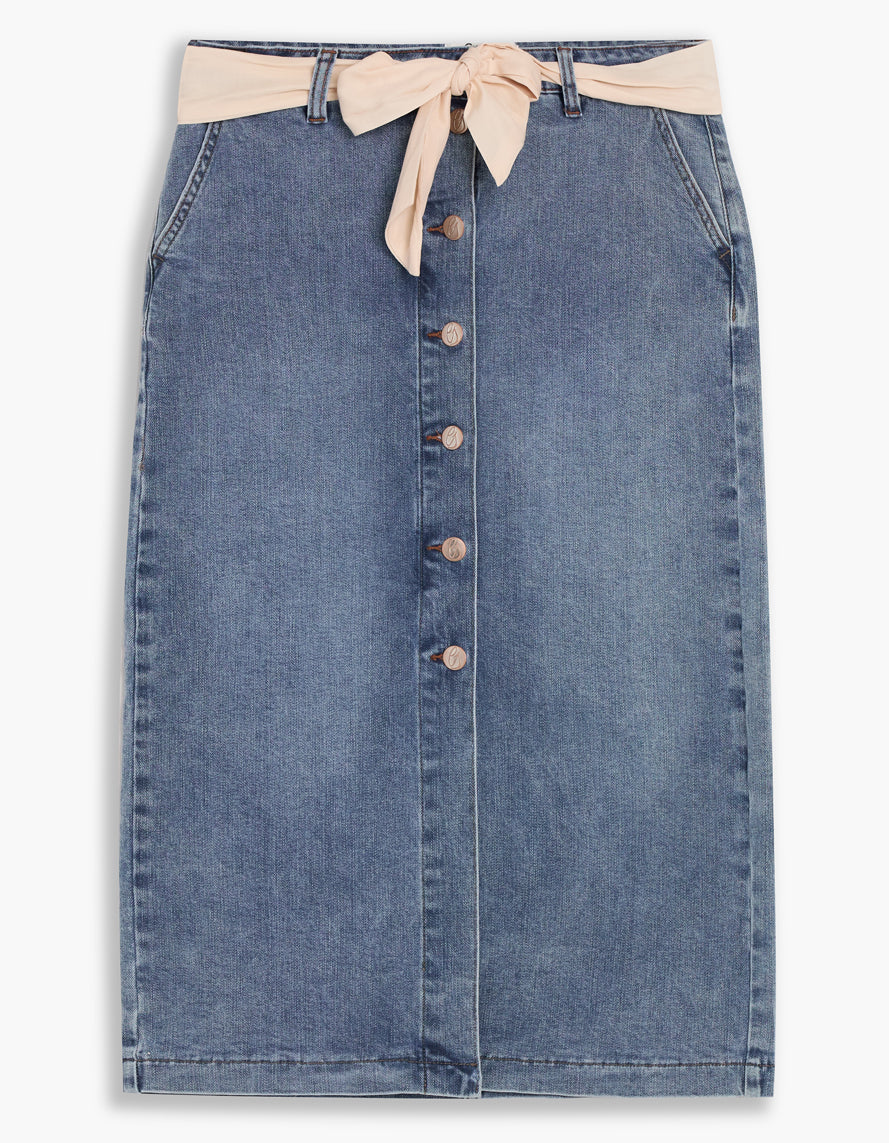 Daisy Jupe Denim Droite