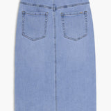 Leila Jupe Denim Droite