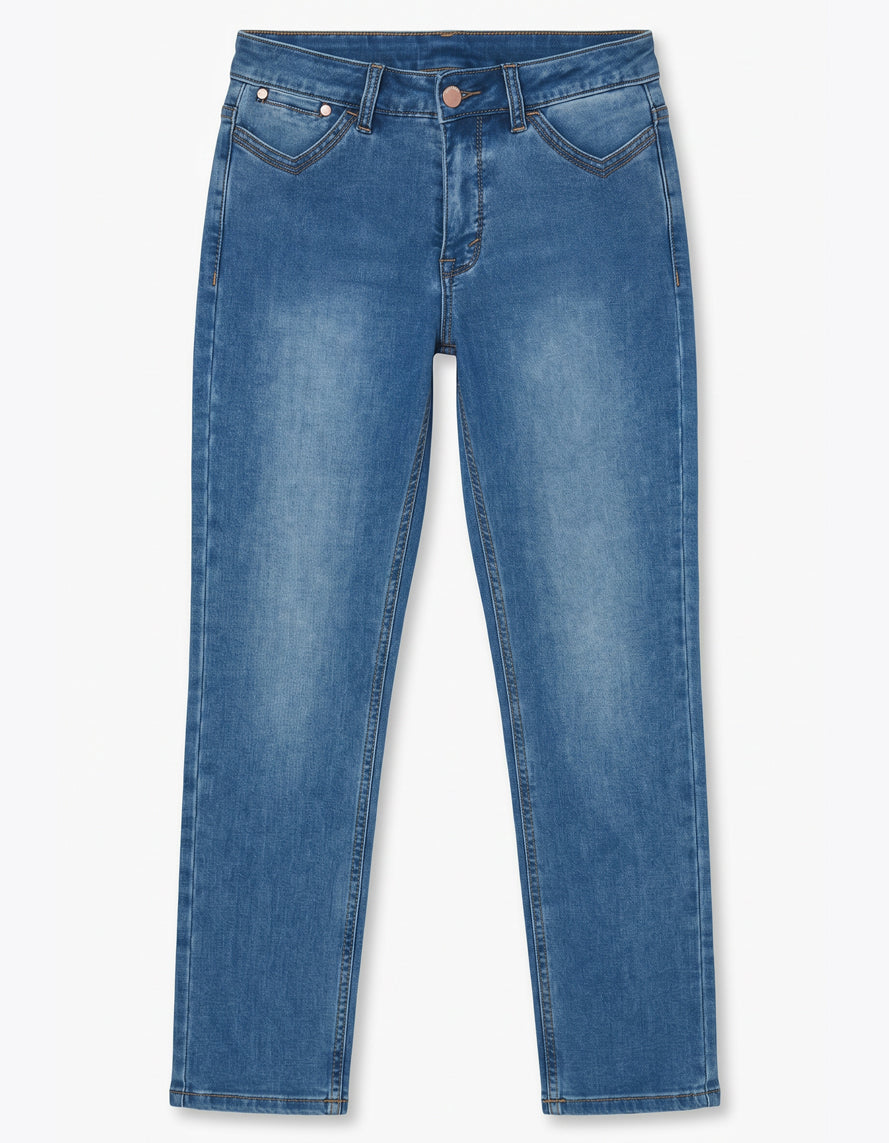 Georgia Straight Jeans Droit