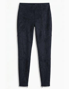 Jade Pantalon Effet Suede