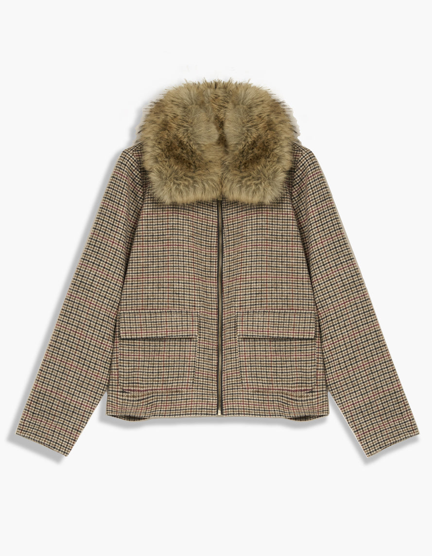 Charity Manteau Tweed