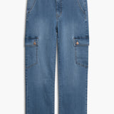 Erika Cropped Jeans Large Cargo