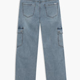 Erika Cropped Jeans Cargo Large