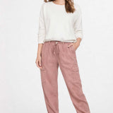 Georgia Cargo Pantalon Lin