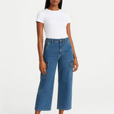 Erika Cropped Jeans Large Cargo