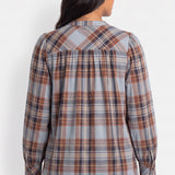 Estelle Blouse à Carreaux
