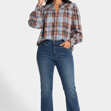 Estelle Blouse à Carreaux